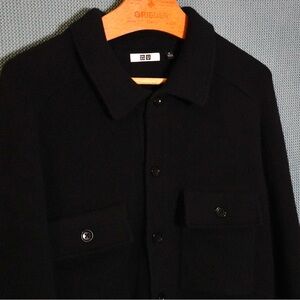 Uniqlo U x Lemaire 100% Wool Jacket, Black, Worn 3-4 Times